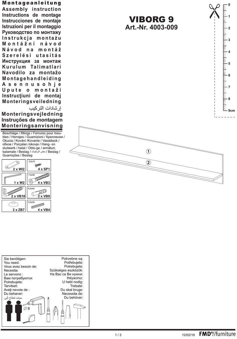 FMD Furniture VIBORG 9 4003-009 Assembly instruction