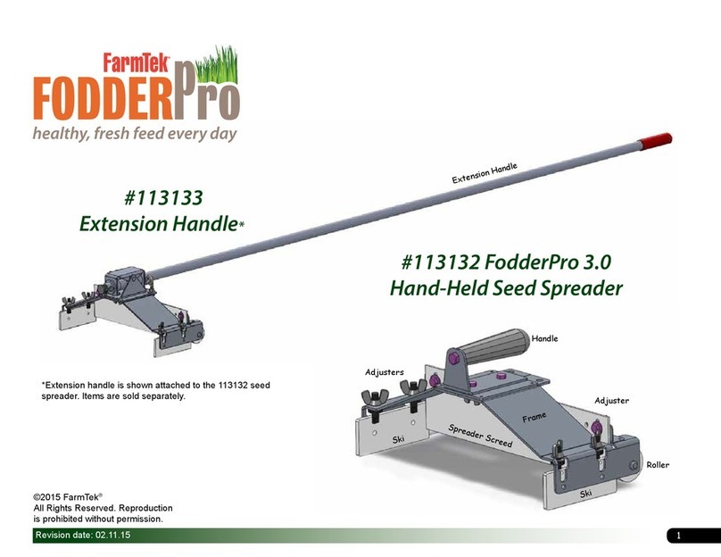 FarmTek FodderPro 3.0 User manual
