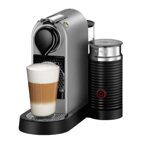 Nespresso CITIZ&MILK C123 User manual