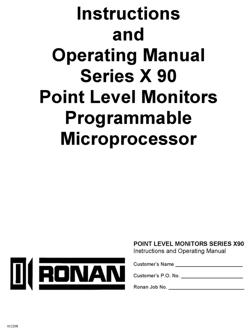 Ronan X 90 Series Parts list manual