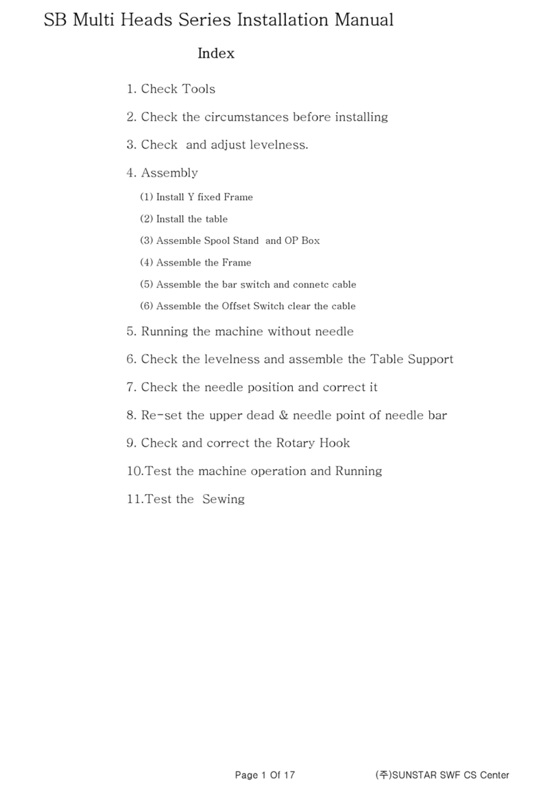 SWF SB Series installation manual