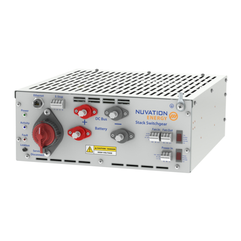 Nuvation Energy Stack Switchgear product manual