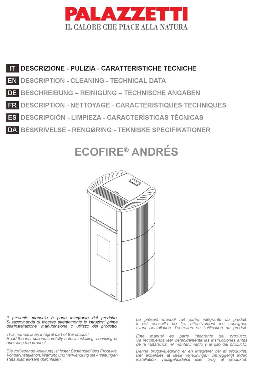 Palazzetti ECOFIRE ANDRES Instruction manual