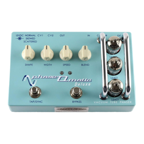 Effectrode phaseOmatic Deluxe PM-3A owner's manual