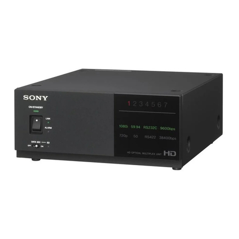 Sony BRU-SF10 User manual