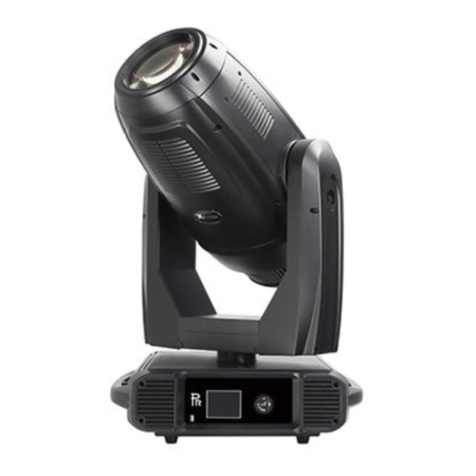 PR Lighting XR 1700 Wash manual