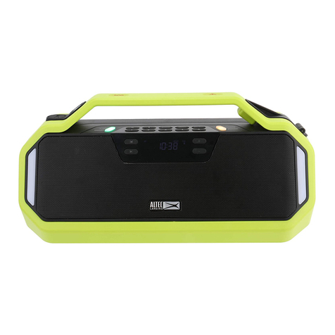 Altec Lansing IMT7012 quick start guide