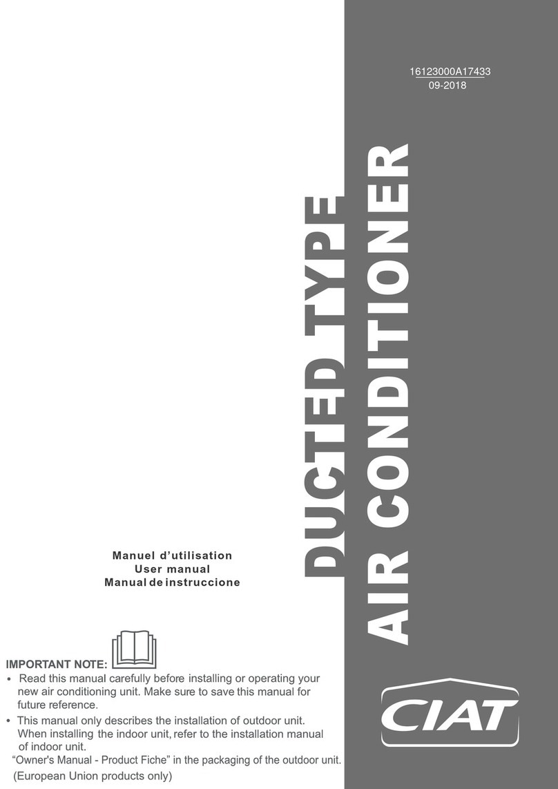 CIAT 42HY18V User manual CIAT 42HY18V User manual