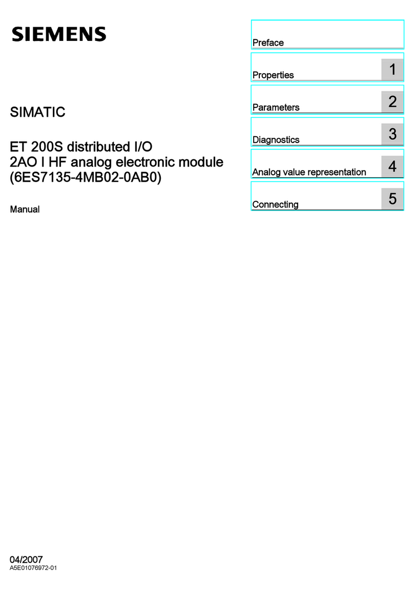 Siemens SIMATIC 6ES7135-4MB02-0AB0 User manual