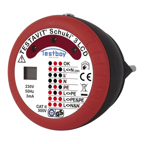 Testboy Testavit Schuki 3 LCD User manual