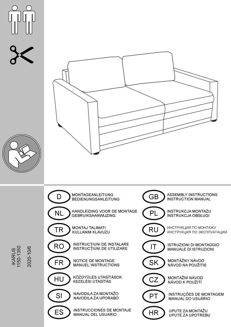 SIT&MORE IKARUS 1150-1350 Assembly Instructions Instruction Manual SIT&MORE IKARUS 1150-1350 Assembly Instructions Instruction Manual