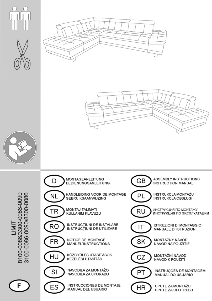 SIT&MORE LIMIT 8100-0086 Assembly Instructions Instruction Manual