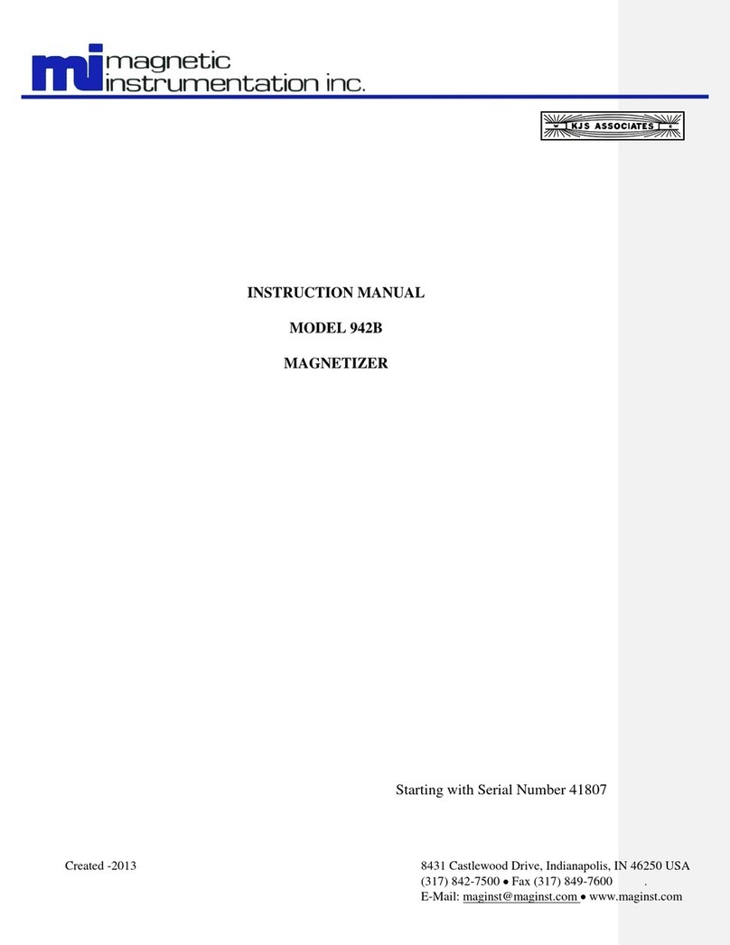Magnetic Instrumentation 942B instruction manual