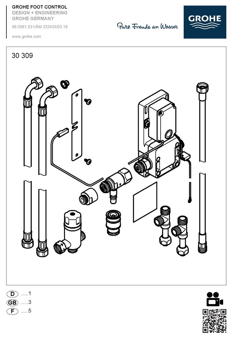 Grohe FOOT CONTROL 30 309 User manual