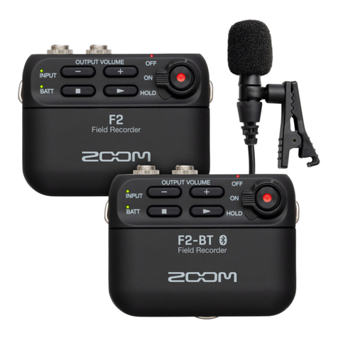 Zoom F2 User manual