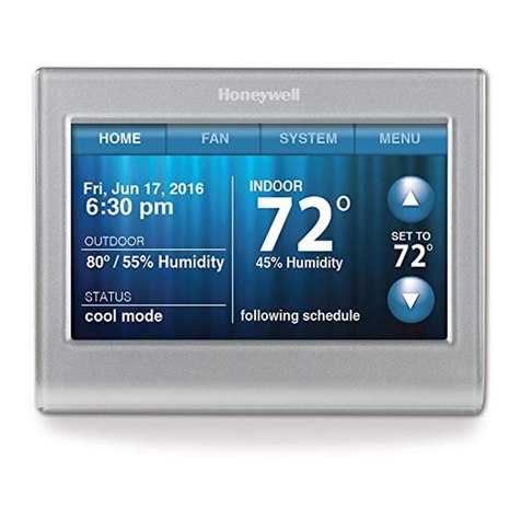 Honeywell Home RTH9580 Wi-Fi User manual