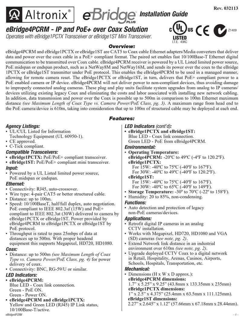 Altronix eBridge4PCRM installation guide