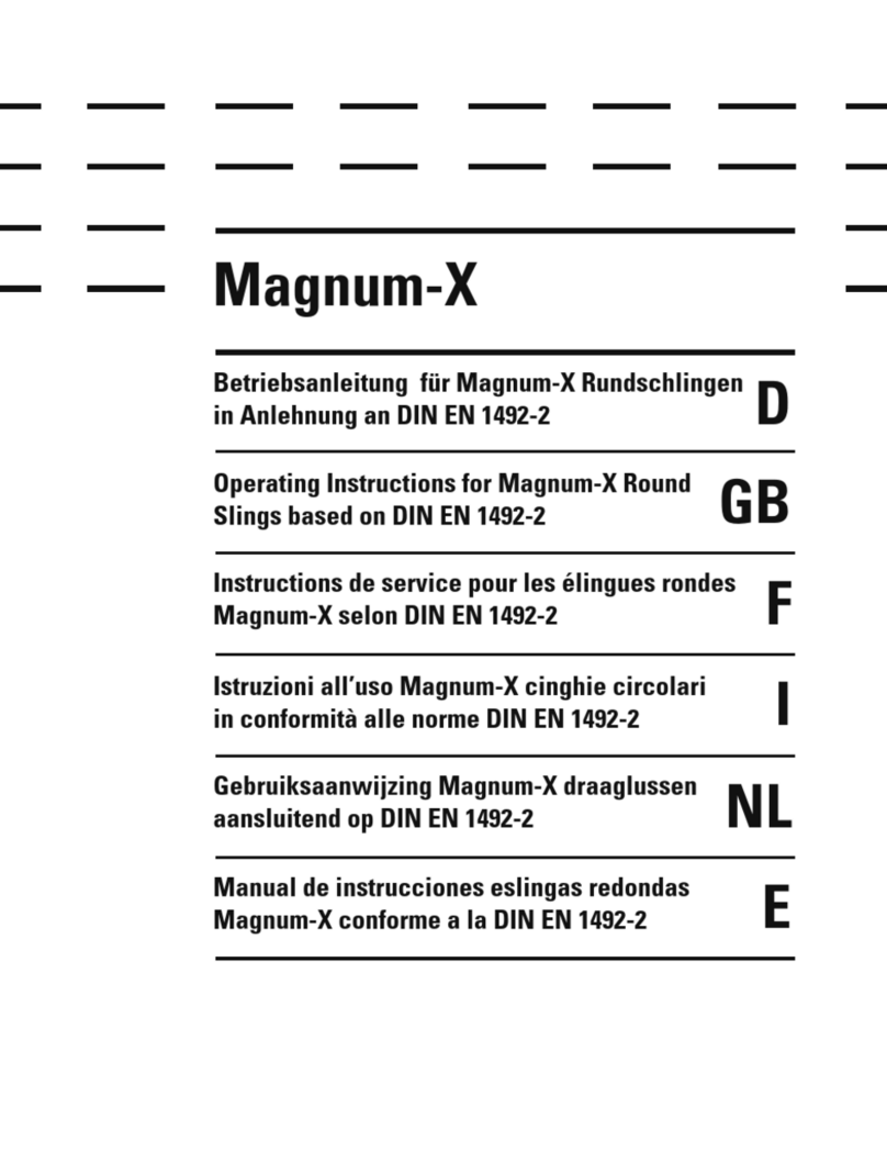 Spanset Magnum-X operating instructions
