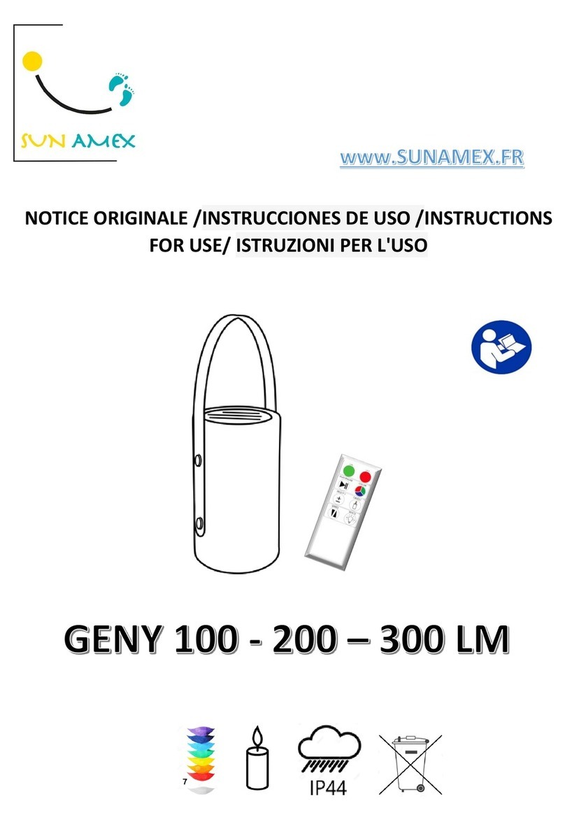 SUN AMEX Geny 100 LM Instructions for use
