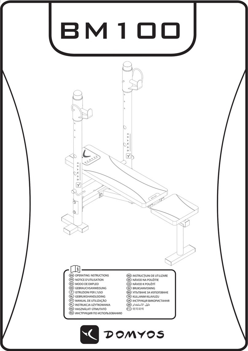 Domyos BM100 User manual Domyos BM100 User manual