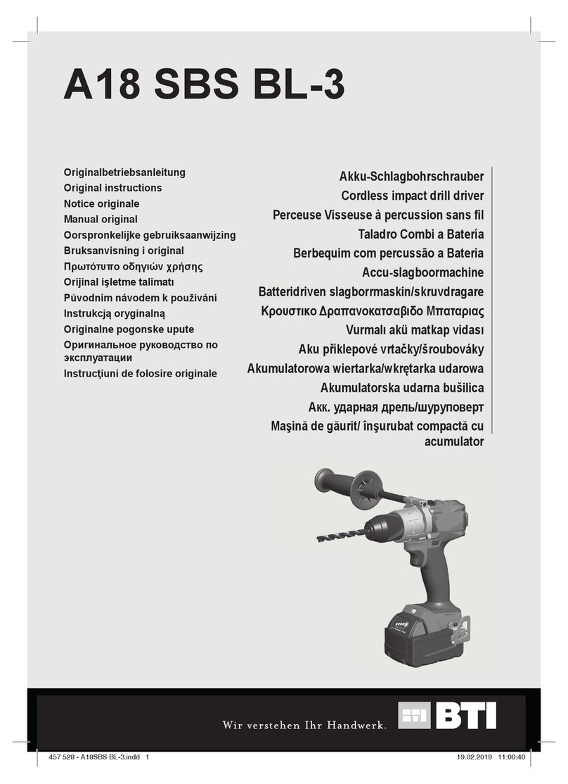 BTI A18 SBS BL-3 Original instructions