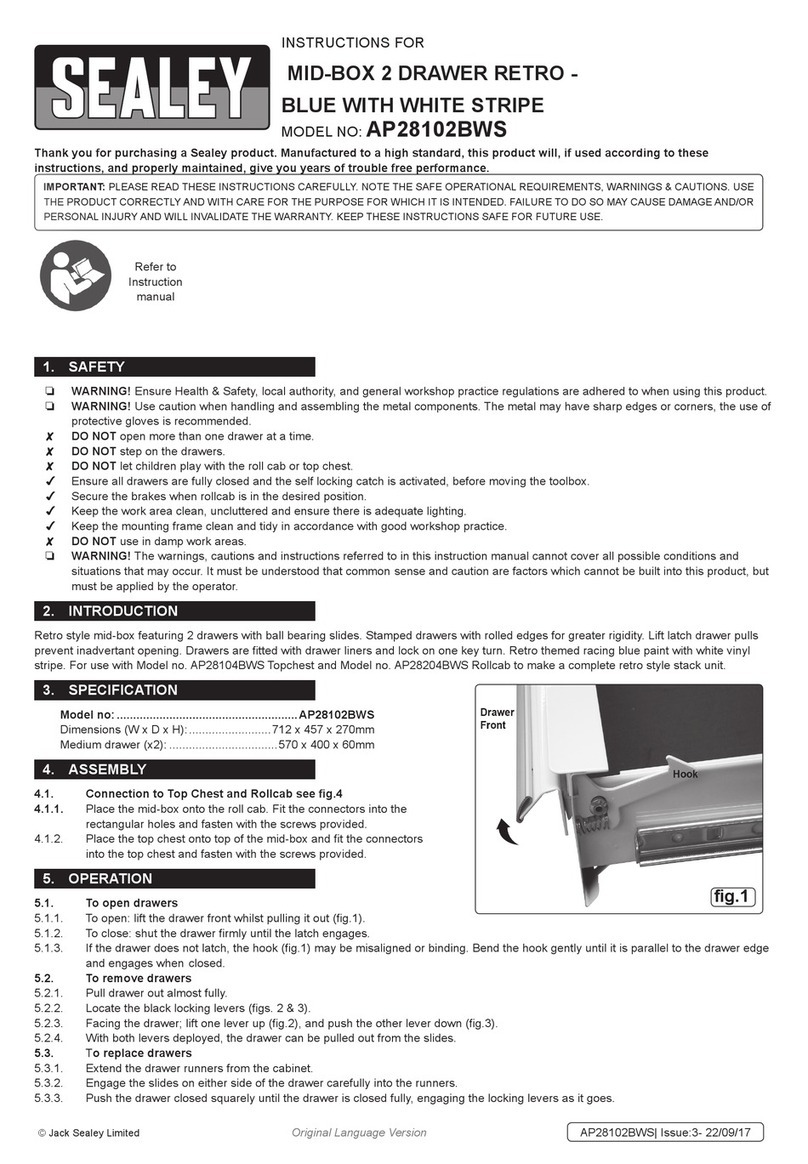 Sealey AP28102BWS User manual