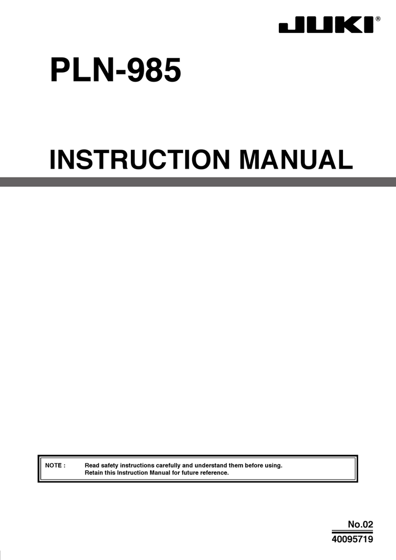 JUKI PLN-985 User manual