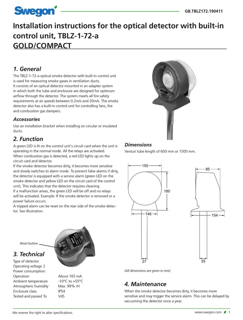 Swegon TBLZ-1-72-a GOLD installation instructions