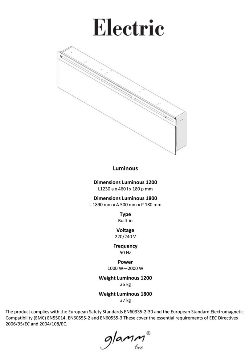 GlammFire Luminous 1200 manual