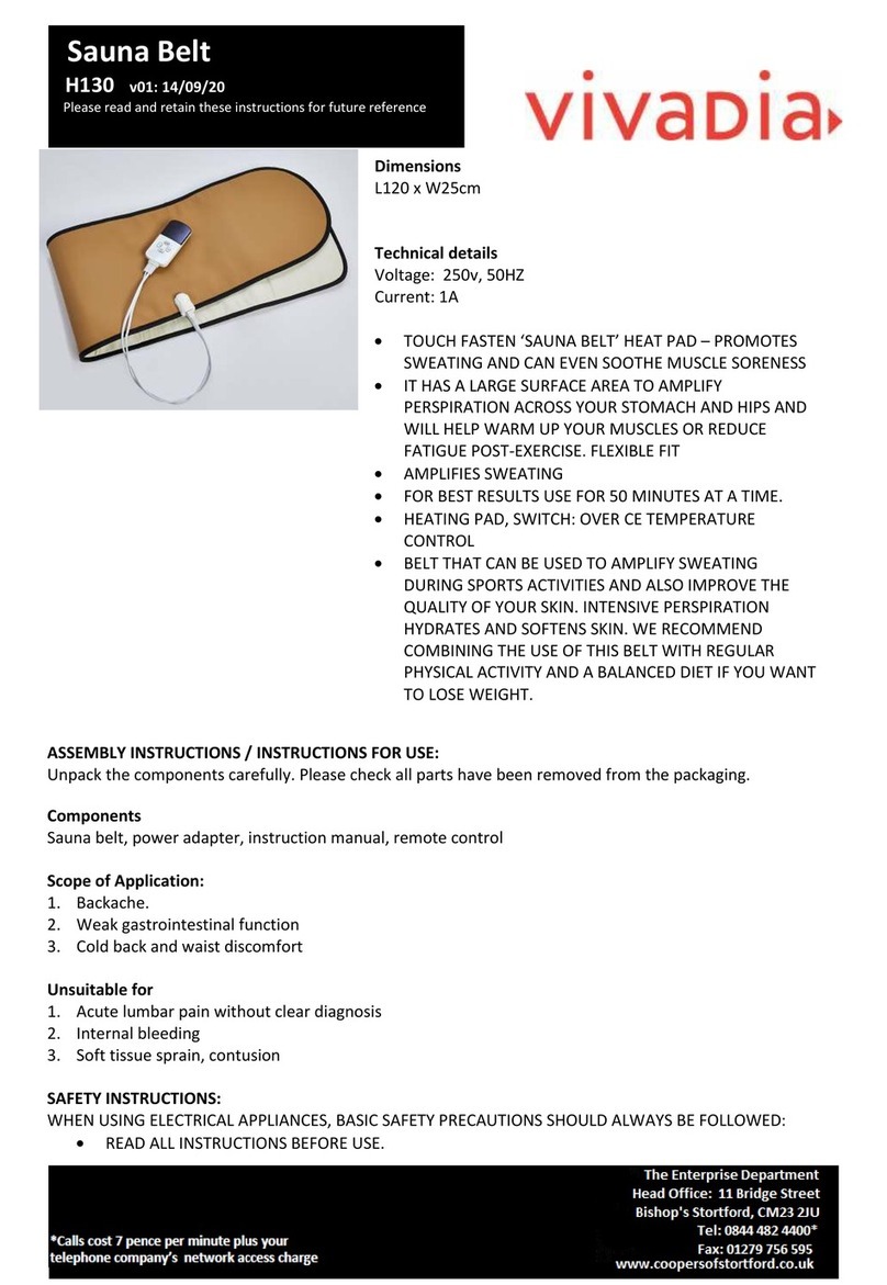 Vivadia H130 Instructions for use