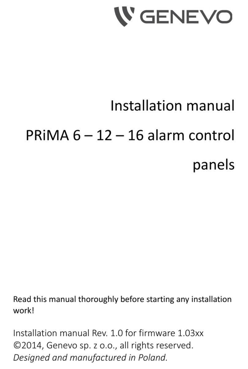 GENEVO PRiMA 6 User manual