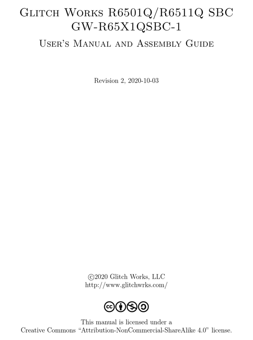 Glitch Works R6501Q User Manual and Assembly Guide