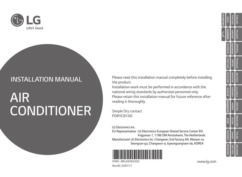 LG V-NET PDRYCB100 User manual LG V-NET PDRYCB100 User manual