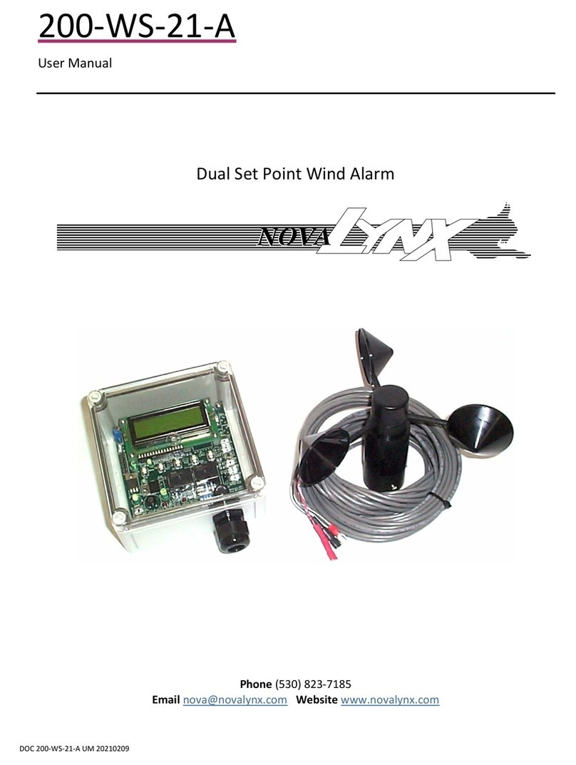 Novalynx 200-WS-21-A user manual