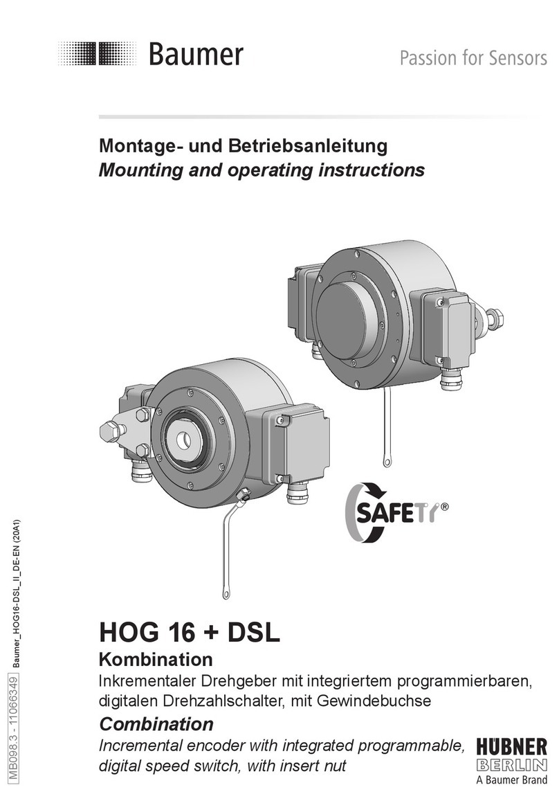 Baumer Hubner HOG 16 + DSL Service manual