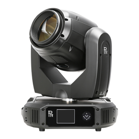 PR Lighting XR380 BEAM User manual