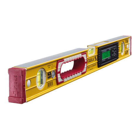 Stabila TECH 196-2 Electronic Series operating instructions