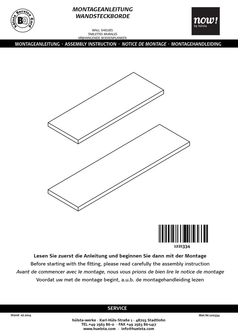 Hülsta now! for you 1221334 User manual