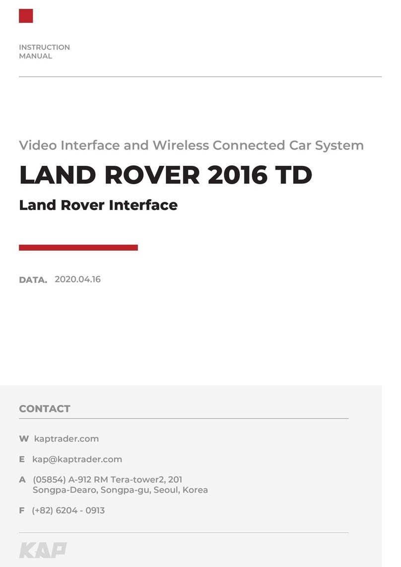 KAP CARAPlay LR-2016-PAS-TD instruction manual
