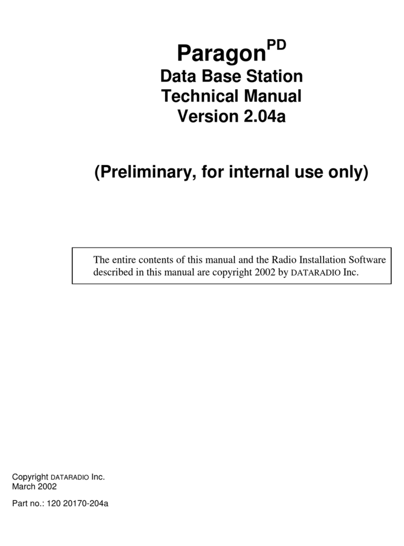Dataradio Paragon Technical manual