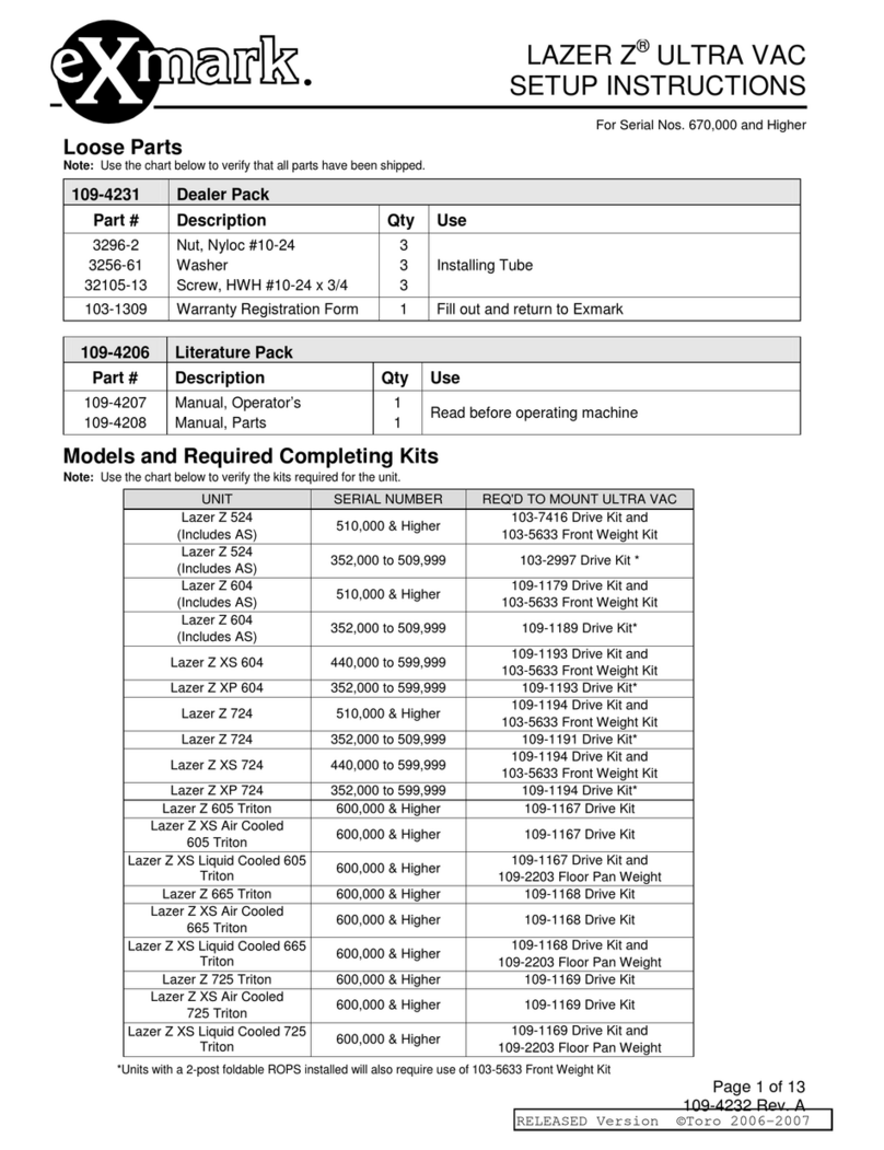 Exmark LZUV52 Manual