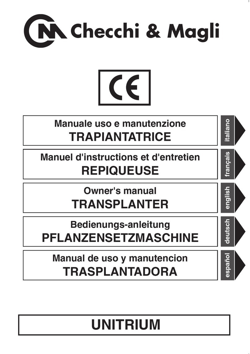 Checchi & Magli UNITRIUM User manual Checchi & Magli UNITRIUM User manual