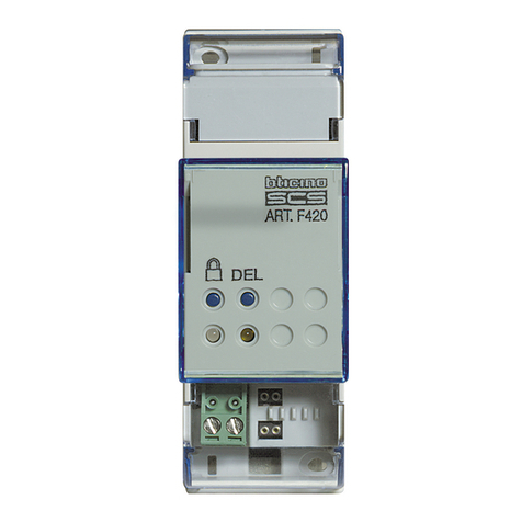 Bticino F420 User manual