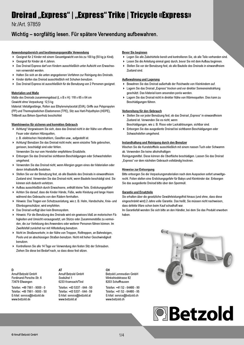 Betzold Express User manual