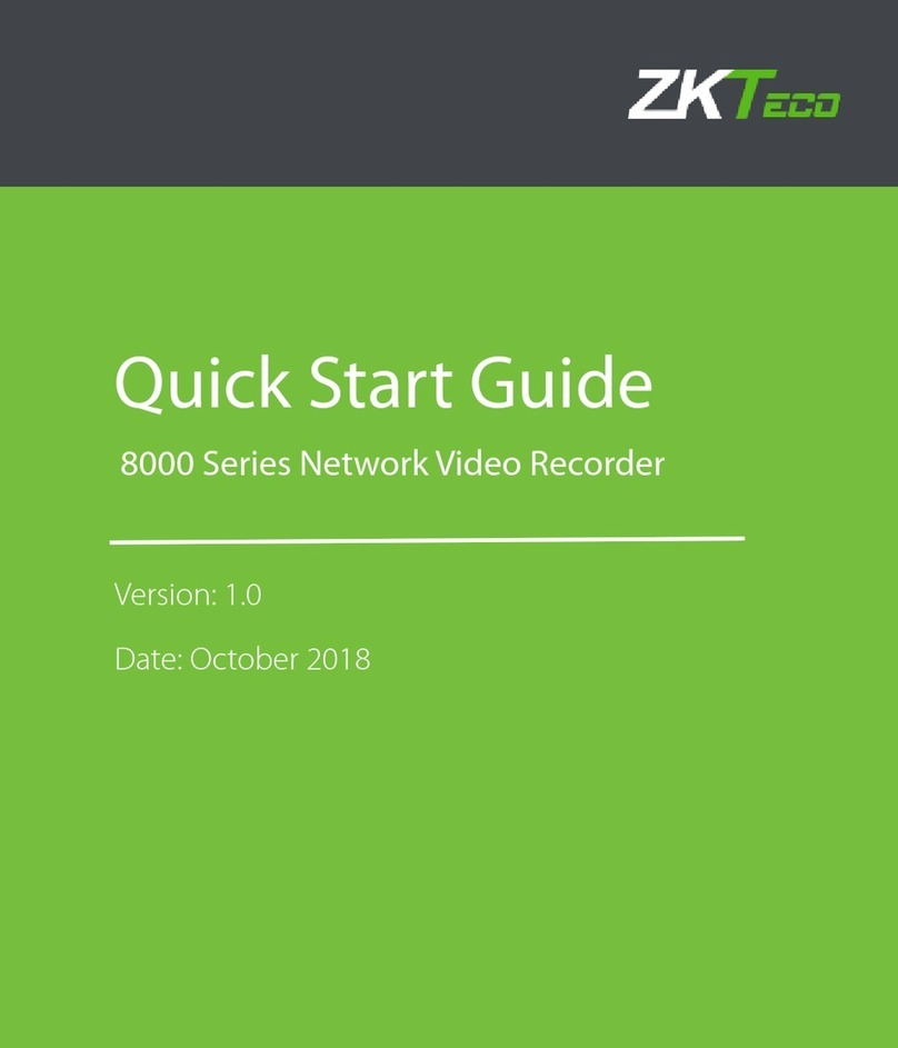 ZKTeco 8000 Series User manual