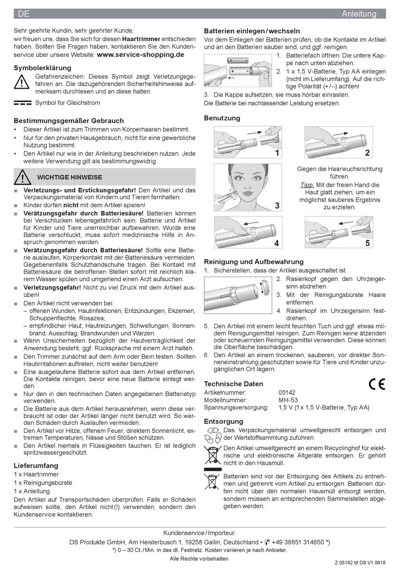 DS Produkte MH-53 instructions