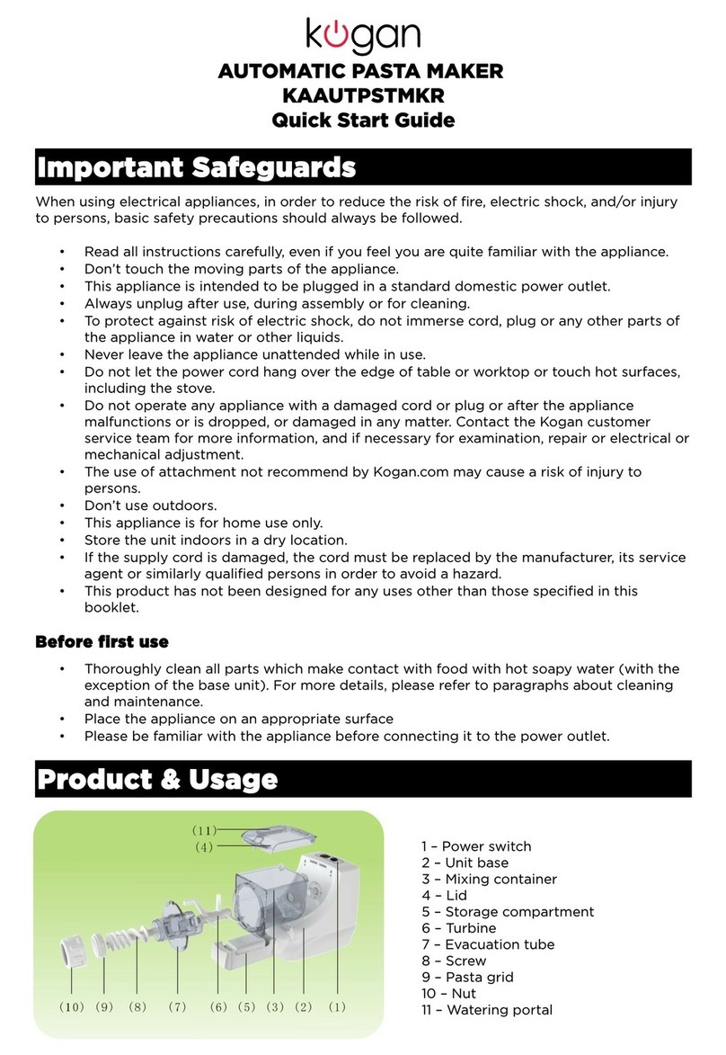 Kogan KAAUTPSTMKR User manual