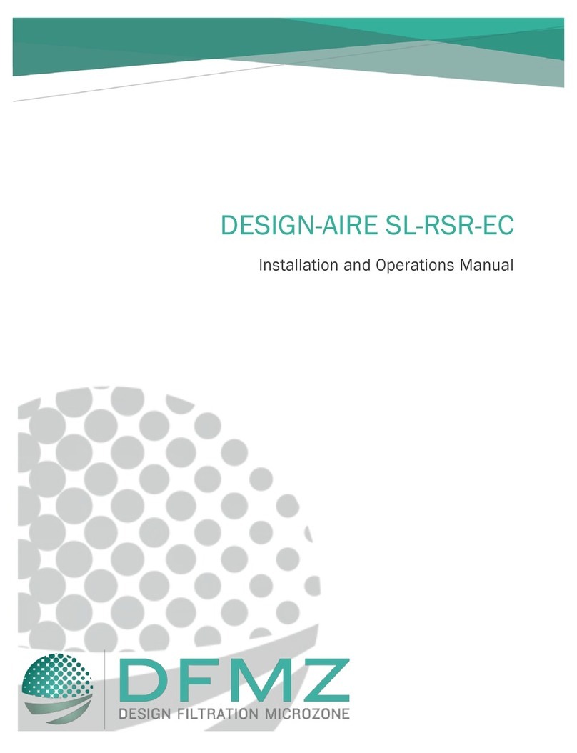 Design Filtration DESIGN-AIRE DA2-2HSL-RSR-EC Installation and operation manual