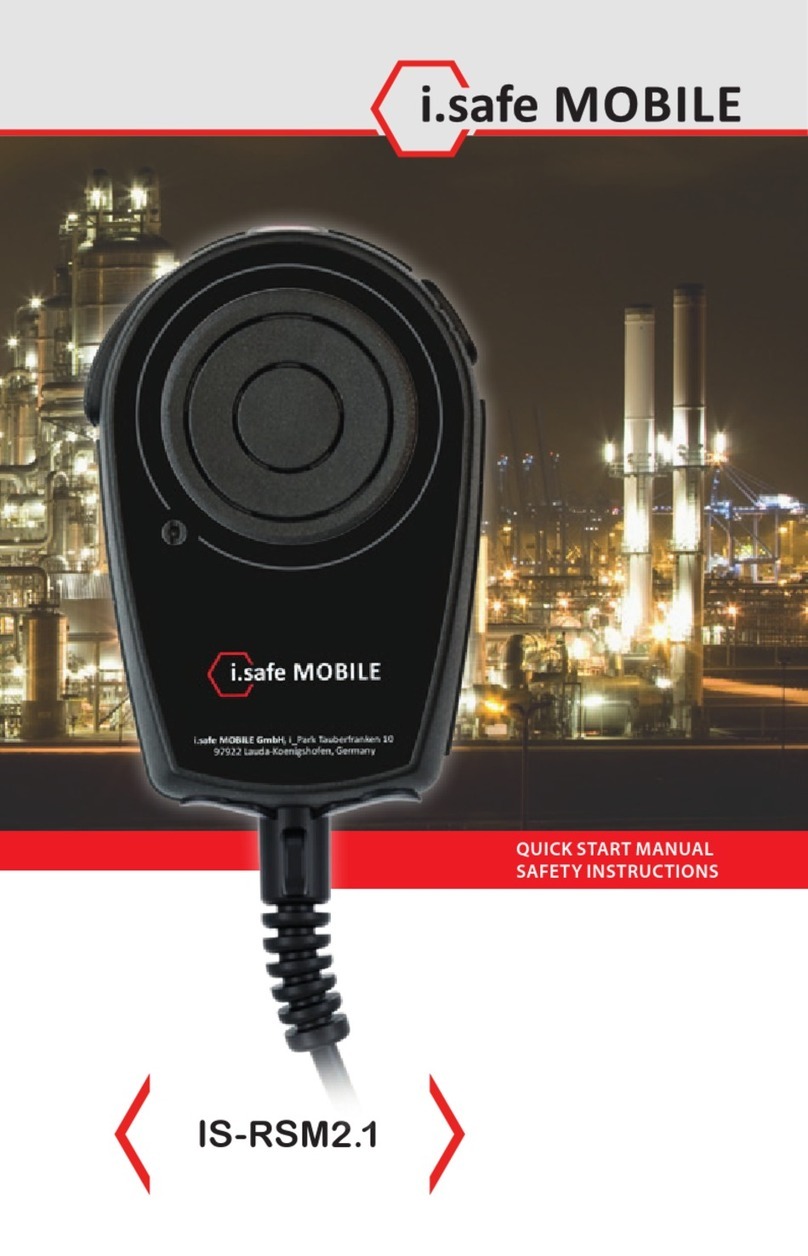 ISAFE MOBILE IS-RSM2.1 Instruction manual