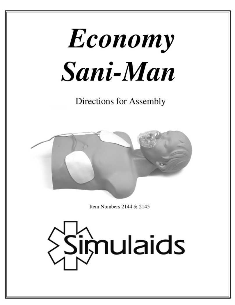 Simulaids Economy Sani-Man DIRECTIONS FOR ASSEMBLY